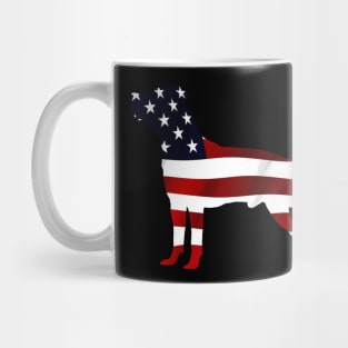 American Staffordshire Terrier US Flag Mug